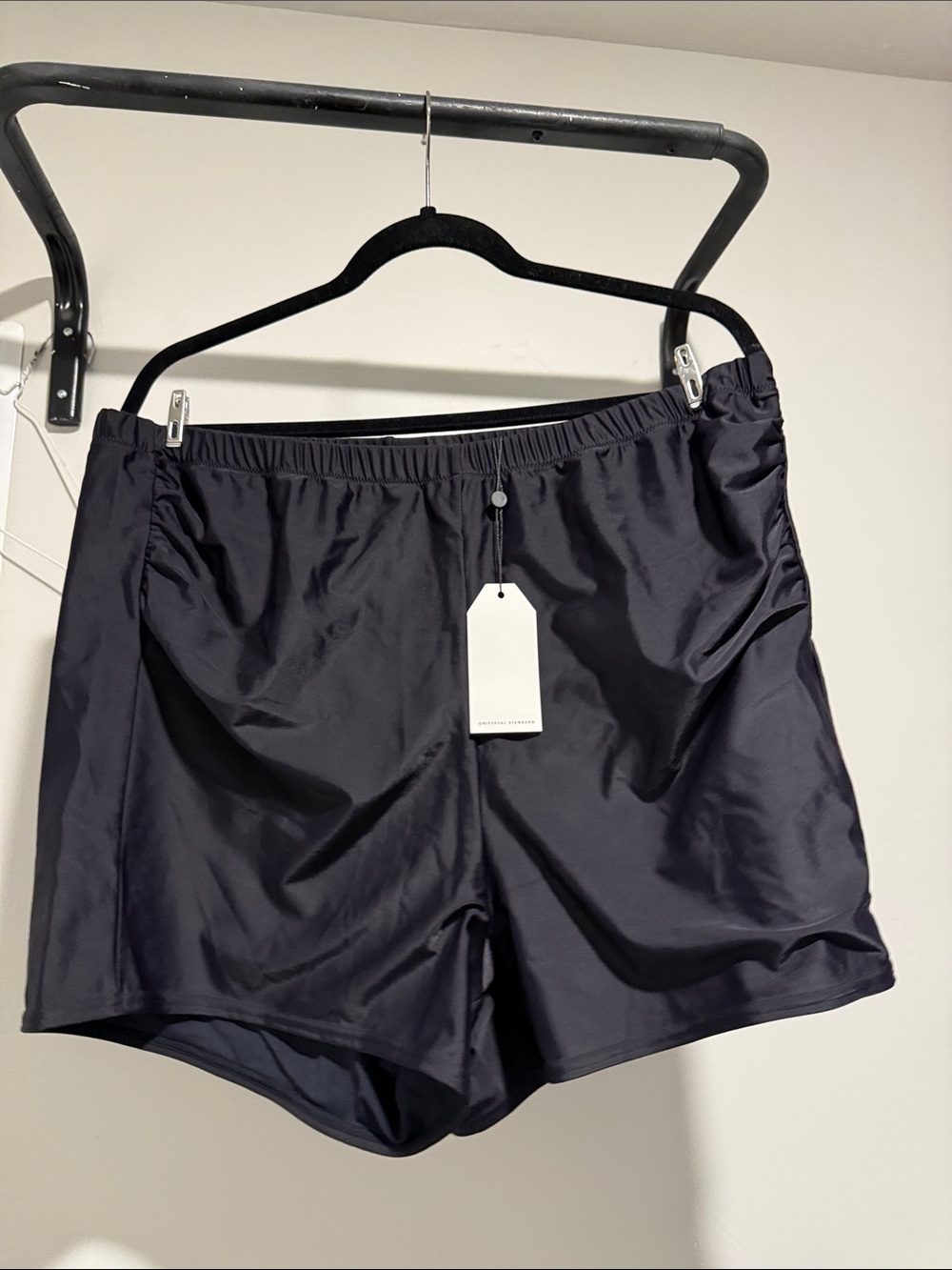 Universal Standard Black Swim Shorts